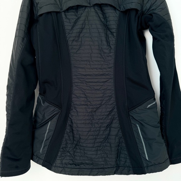 Athleta Black Sprinter Jacket Puffer Size Small - Picture 10 of 13